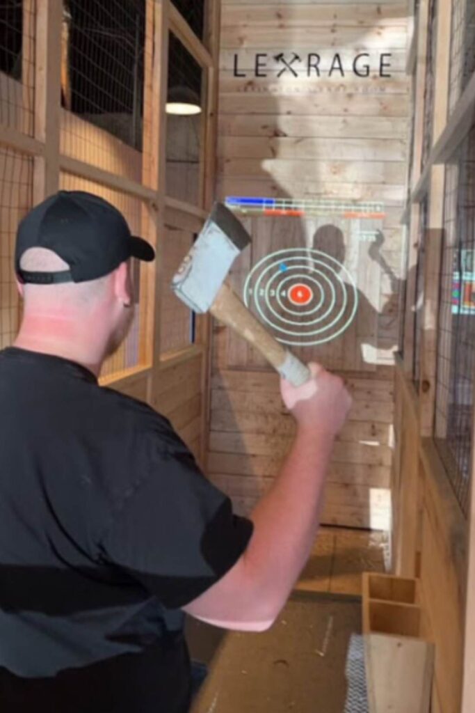 Lexrage in Lexington Axe throwing